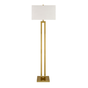   Modern European furniture - White Linen Gold Floor Lamp - www.oroa.com | Oroa.com