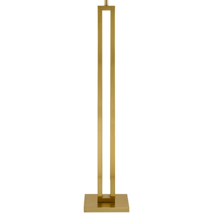   Modern European furniture - White Linen Gold Floor Lamp - www.oroa.com | Oroa.com