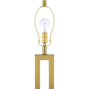   Modern European furniture - White Linen Gold Floor Lamp - www.oroa.com | Oroa.com