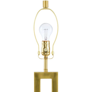   Modern European furniture - White Linen Gold Table Lamp - www.oroa.com | Oroa.com