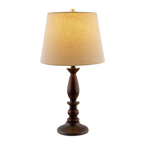   Modern European furniture - Linen Wood Veneer Table Lamp - www.oroa.com | Oroa.com
