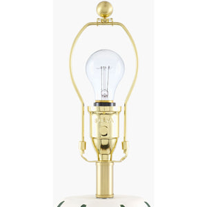   Modern European furniture - Ceramic Scalloped Linen Table Lamp - www.oroa.com | Oroa.com