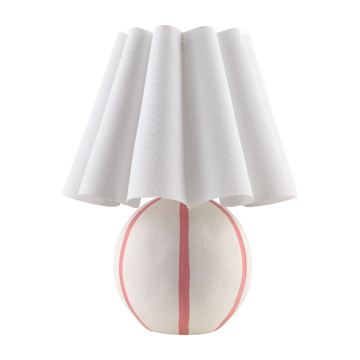   Modern European furniture - Lined Round Ceramic Table Lamp - www.oroa.com | Oroa.com