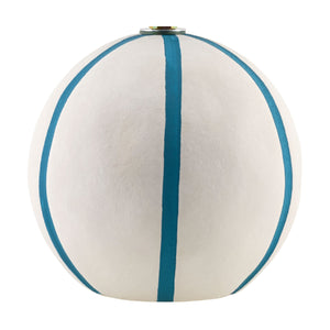   Modern European furniture - Lined Round Ceramic Table Lamp - www.oroa.com | Oroa.com