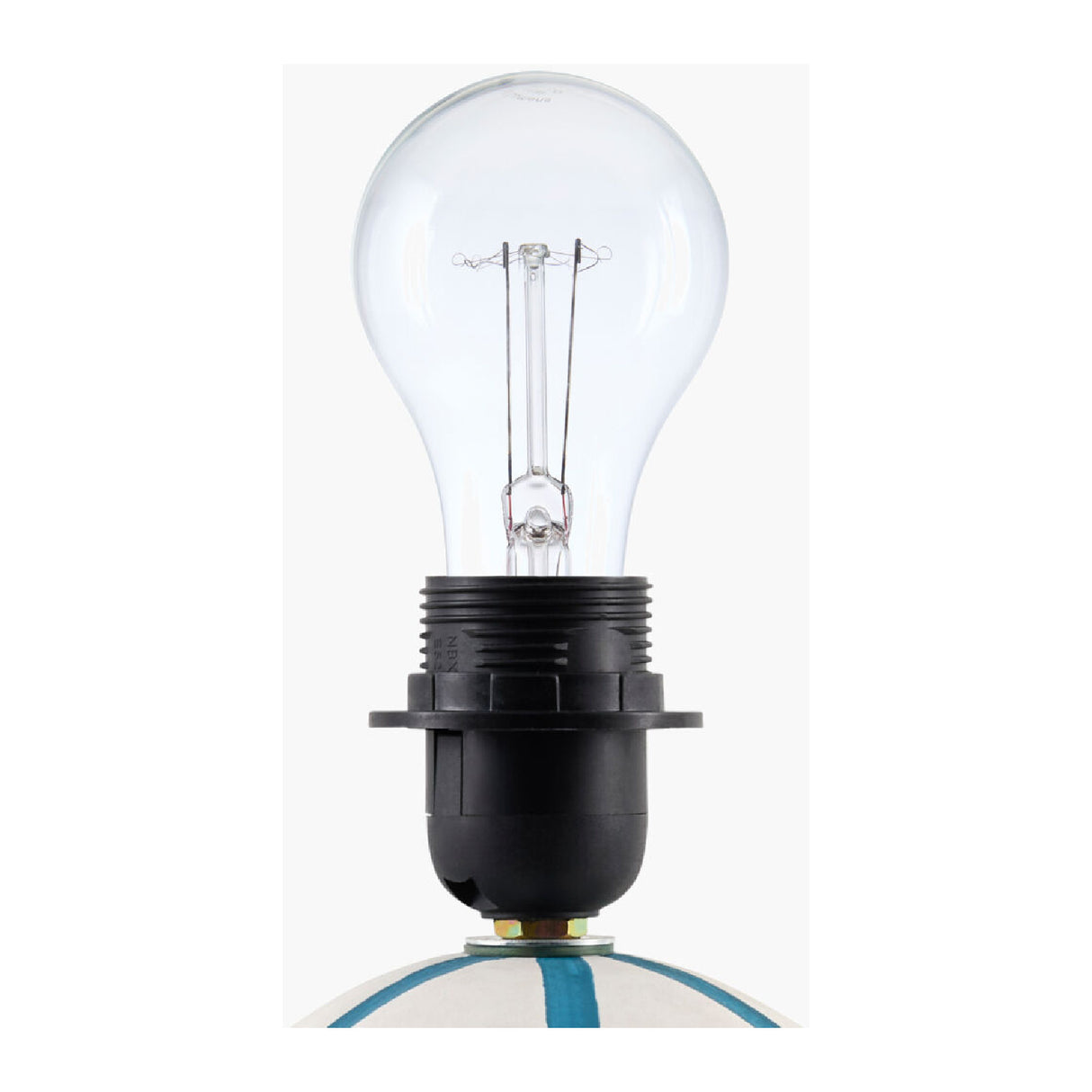   Modern European furniture - Lined Round Ceramic Table Lamp - www.oroa.com | Oroa.com