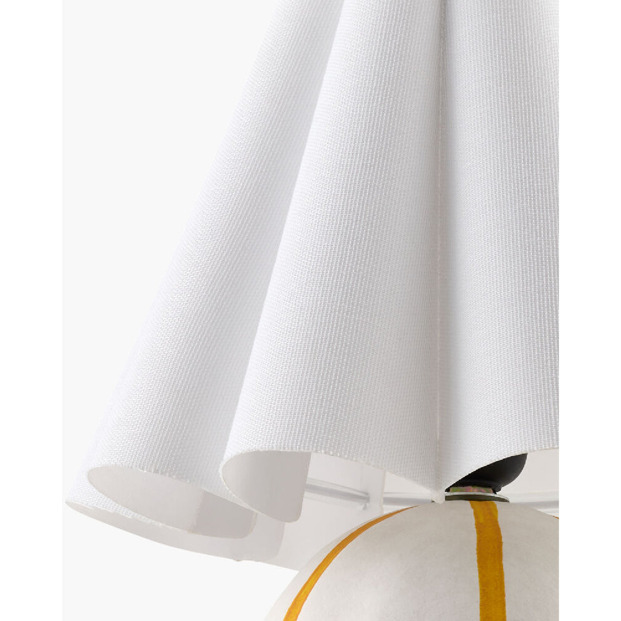   Modern European furniture - Lined Round Ceramic Table Lamp - www.oroa.com | Oroa.com