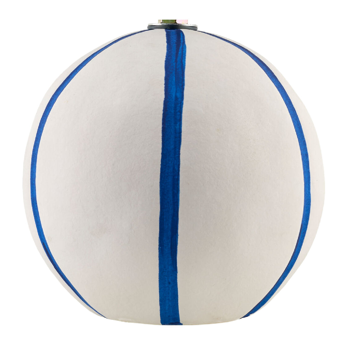   Modern European furniture - Lined Round Ceramic Table Lamp - www.oroa.com | Oroa.com