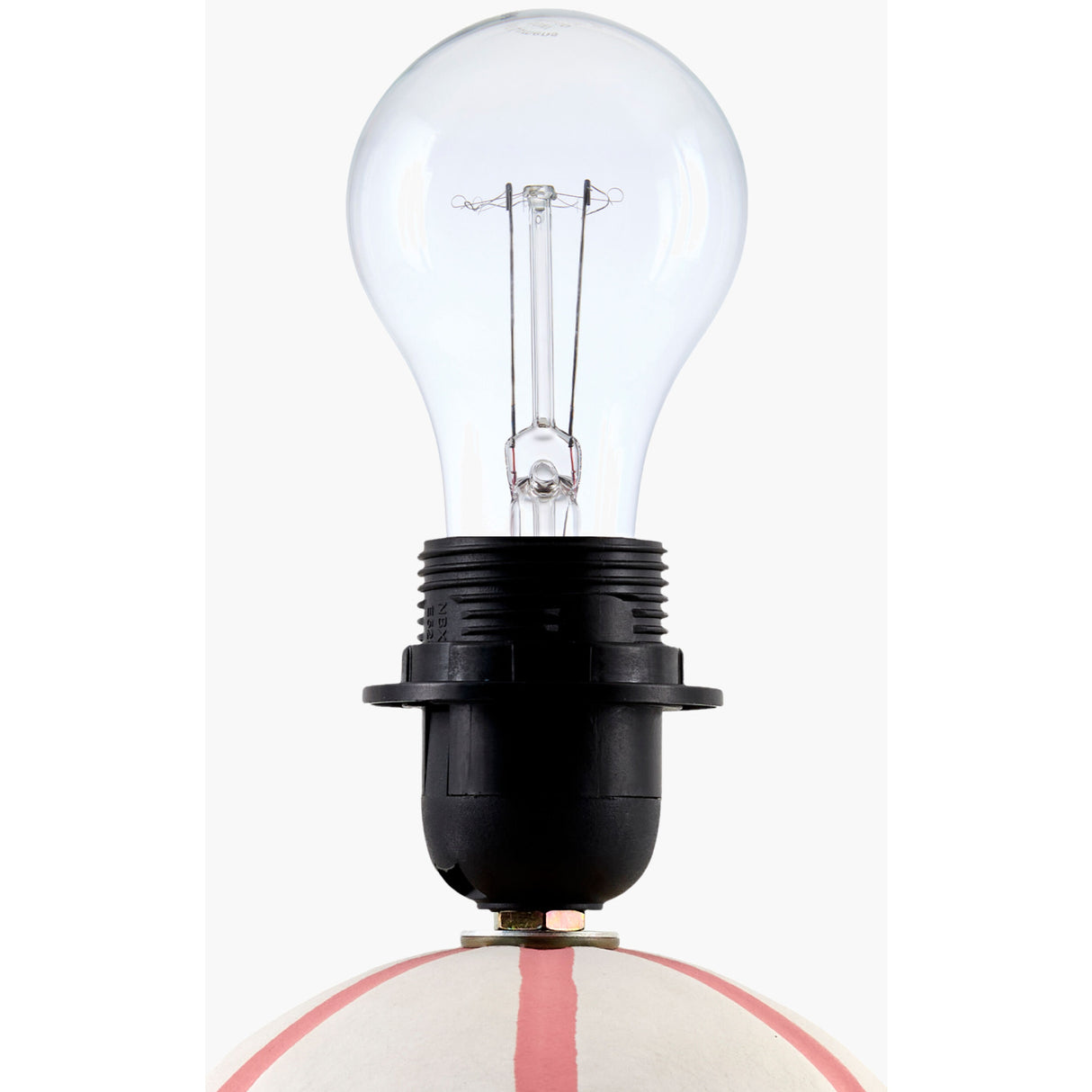   Modern European furniture - Round Lined Ceramic Table Lamp - www.oroa.com | Oroa.com