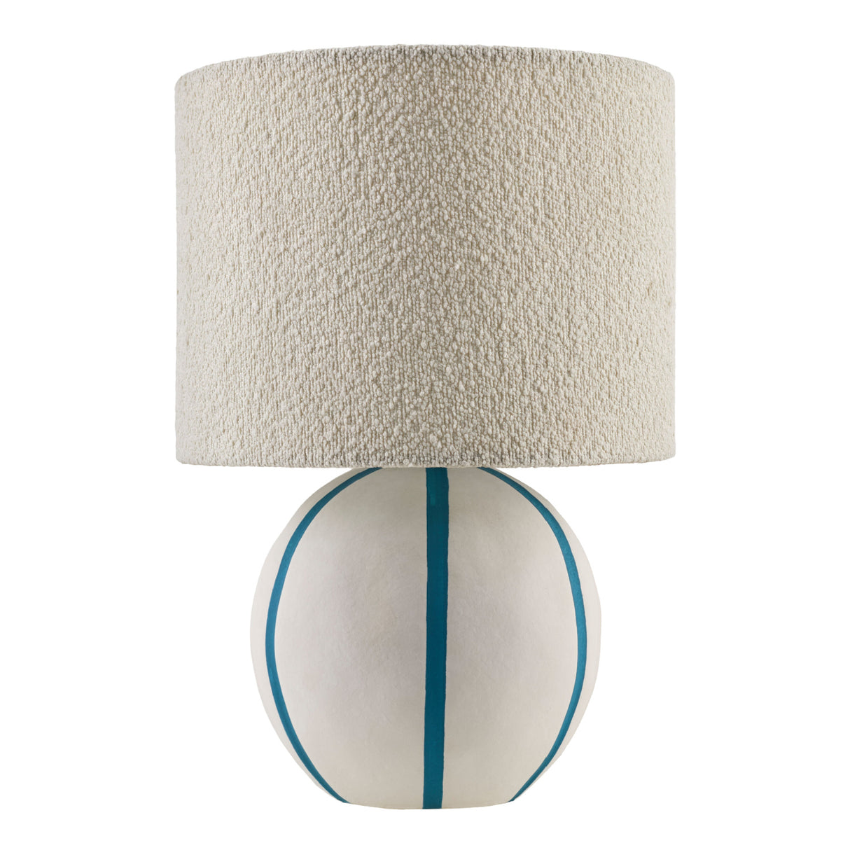   Modern European furniture - Round Lined Ceramic Table Lamp - www.oroa.com | Oroa.com