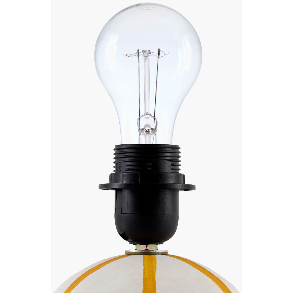   Modern European furniture - Round Lined Ceramic Table Lamp - www.oroa.com | Oroa.com