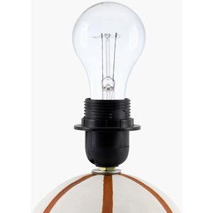   Modern European furniture - Round Lined Ceramic Table Lamp - www.oroa.com | Oroa.com