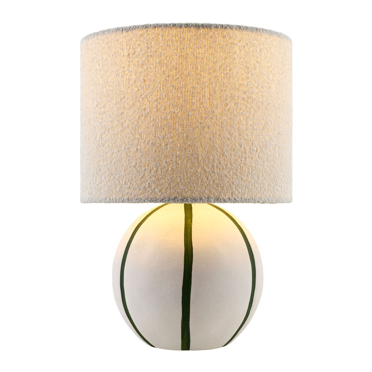  Modern European furniture - Round Lined Ceramic Table Lamp - www.oroa.com | Oroa.com