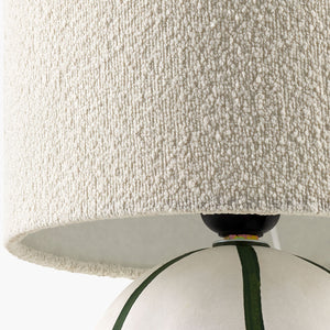   Modern European furniture - Round Lined Ceramic Table Lamp - www.oroa.com | Oroa.com