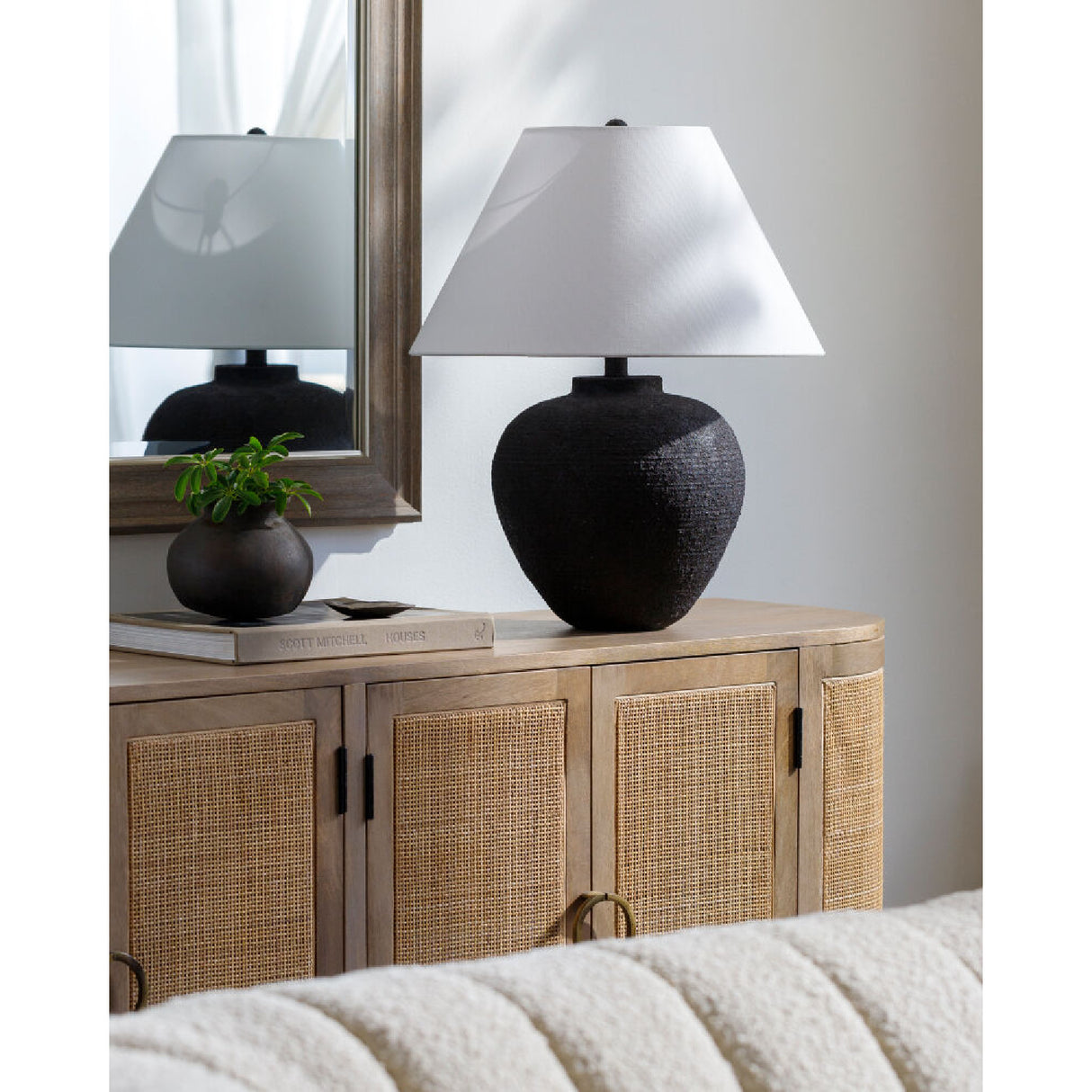   Modern European furniture - Empire Linen Shade Table Lamp - www.oroa.com | Oroa.com