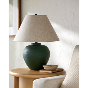   Modern European furniture - Empire Linen Shade Table Lamp - www.oroa.com | Oroa.com