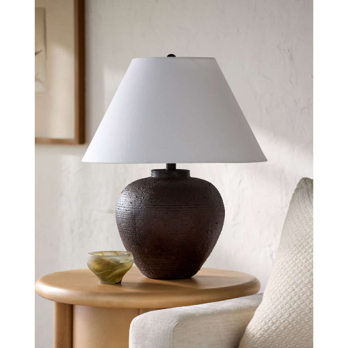   Modern European furniture - Empire Linen Shade Table Lamp - www.oroa.com | Oroa.com