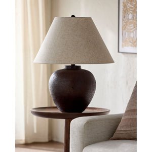   Modern European furniture - Empire Linen Shade Table Lamp - www.oroa.com | Oroa.com