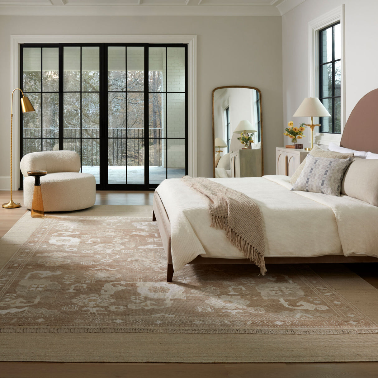   Modern European furniture - Gold Metal Accent Floor Lamp - www.oroa.com | Oroa.com