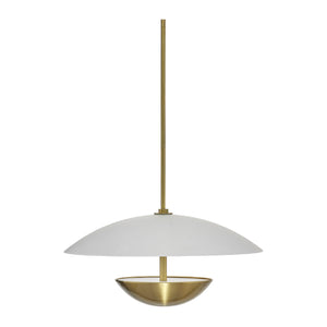   Modern European furniture - White Glass Semi-Dome Pendant Lamp - www.oroa.com | Oroa.com