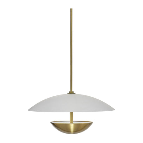   Modern European furniture - White Glass Semi-Dome Pendant Lamp - www.oroa.com | Oroa.com