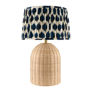   Modern European furniture - Blue Patterned Fabric Table Lamp - www.oroa.com | Oroa.com
