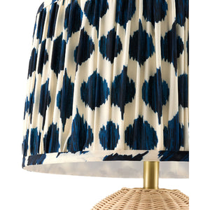  Modern European furniture - Blue Patterned Fabric Table Lamp - www.oroa.com | Oroa.com