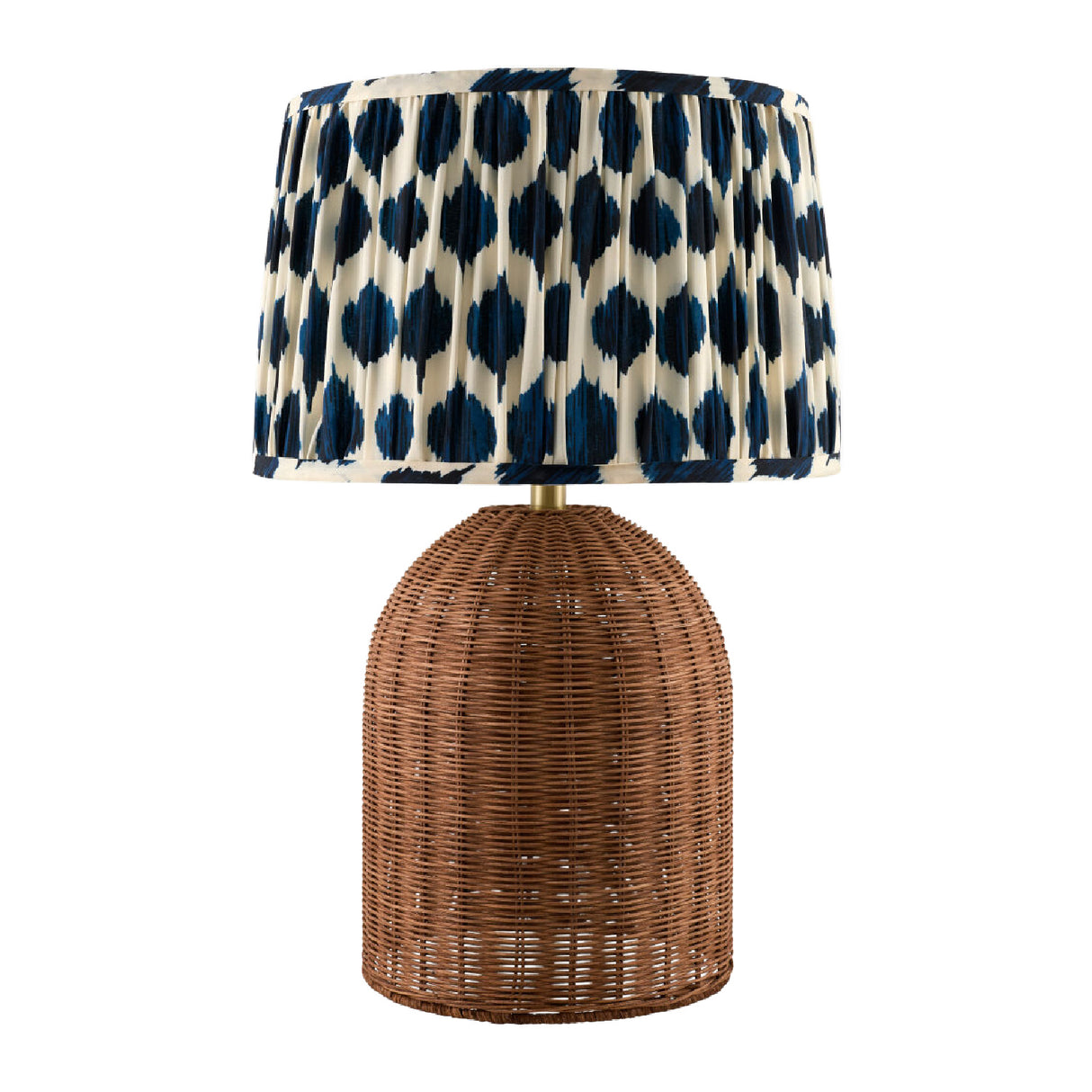   Modern European furniture - Blue Patterned Fabric Table Lamp - www.oroa.com | Oroa.com