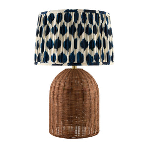   Modern European furniture - Blue Patterned Fabric Table Lamp - www.oroa.com | Oroa.com