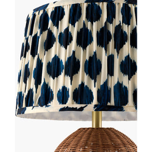   Modern European furniture - Blue Patterned Fabric Table Lamp - www.oroa.com | Oroa.com