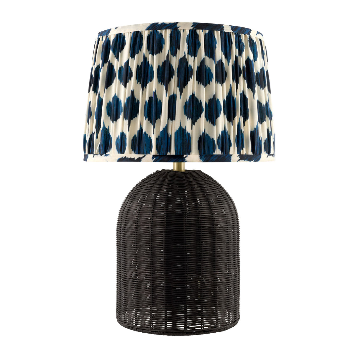   Modern European furniture - Blue Patterned Fabric Table Lamp - www.oroa.com | Oroa.com