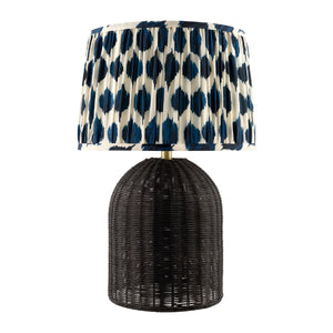   Modern European furniture - Blue Patterned Fabric Table Lamp - www.oroa.com | Oroa.com
