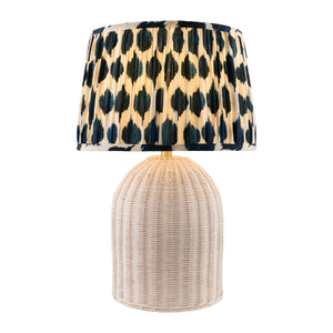   Modern European furniture - Blue Patterned Fabric Table Lamp - www.oroa.com | Oroa.com