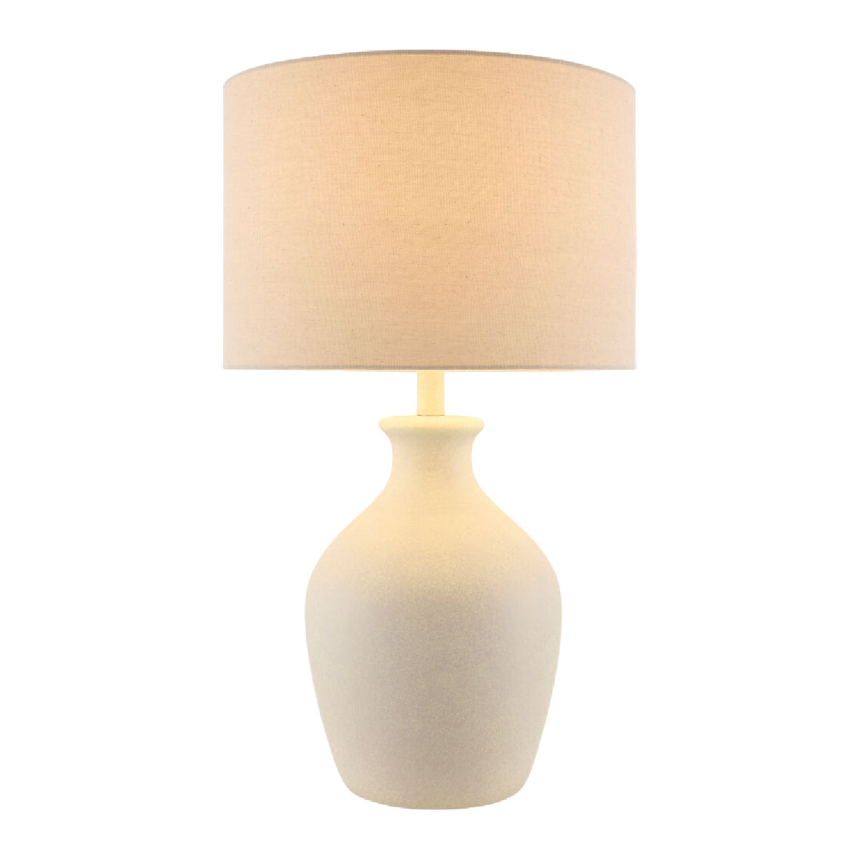   Modern European furniture - Linen Drum Shade Table Lamp - www.oroa.com | Oroa.com