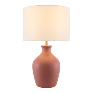   Modern European furniture - Linen Drum Shade Table Lamp - www.oroa.com | Oroa.com