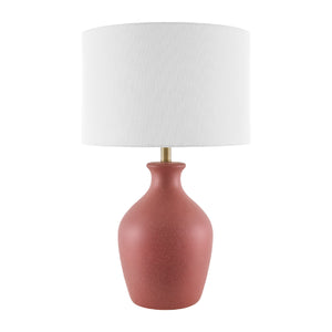   Modern European furniture - Linen Drum Shade Table Lamp - www.oroa.com | Oroa.com