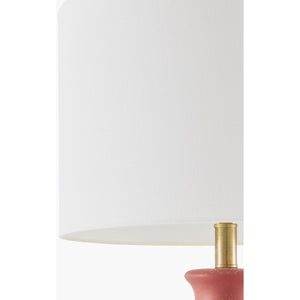   Modern European furniture - Linen Drum Shade Table Lamp - www.oroa.com | Oroa.com