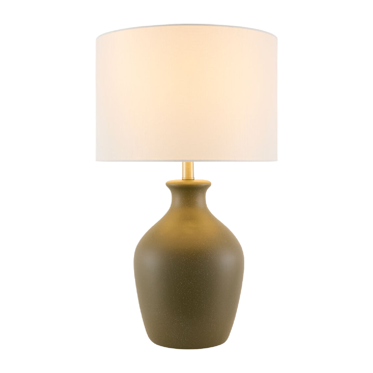   Modern European furniture - Linen Drum Shade Table Lamp - www.oroa.com | Oroa.com