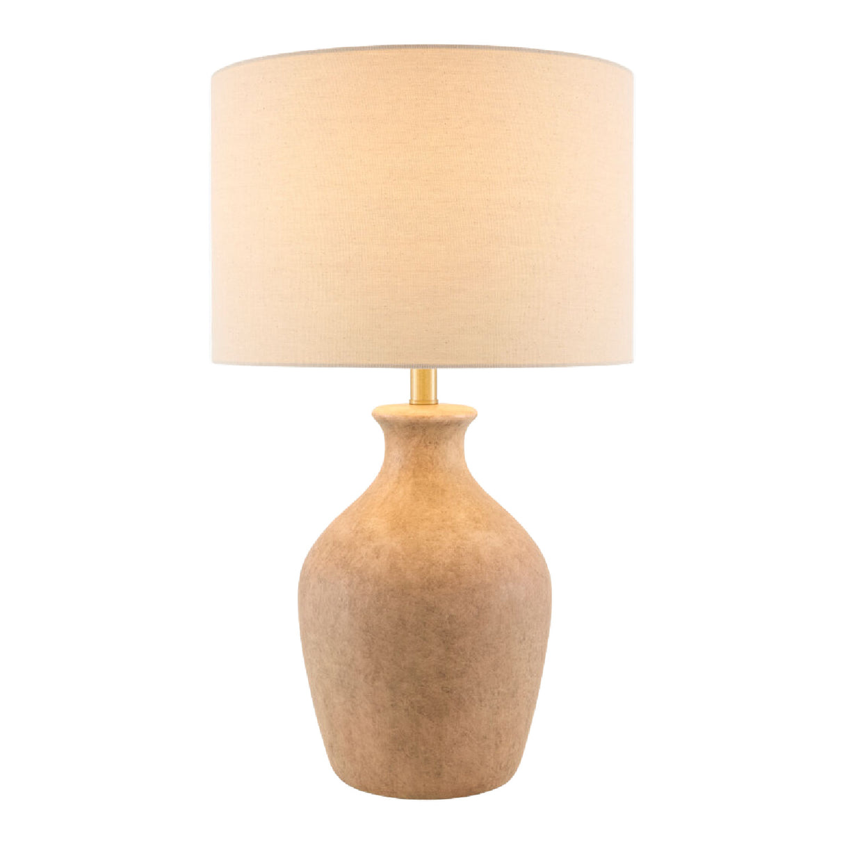   Modern European furniture - Linen Drum Shade Table Lamp - www.oroa.com | Oroa.com