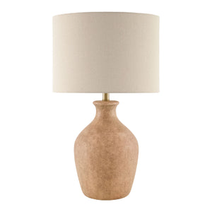   Modern European furniture - Linen Drum Shade Table Lamp - www.oroa.com | Oroa.com