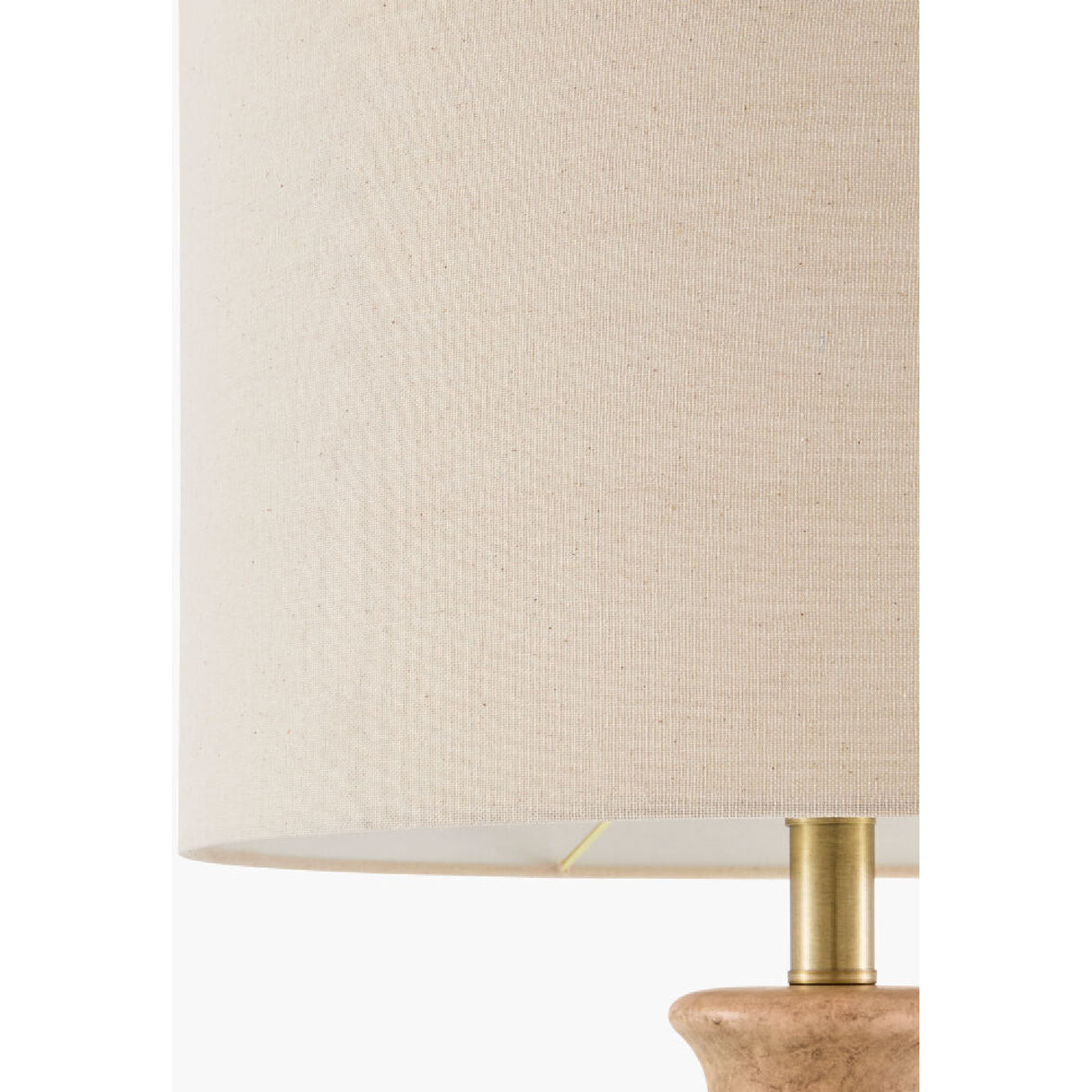   Modern European furniture - Linen Drum Shade Table Lamp - www.oroa.com | Oroa.com