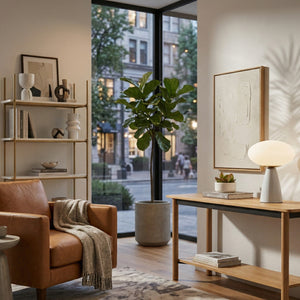   Modern European furniture - Oval White Glass Table Lamp - www.oroa.com | Oroa.com