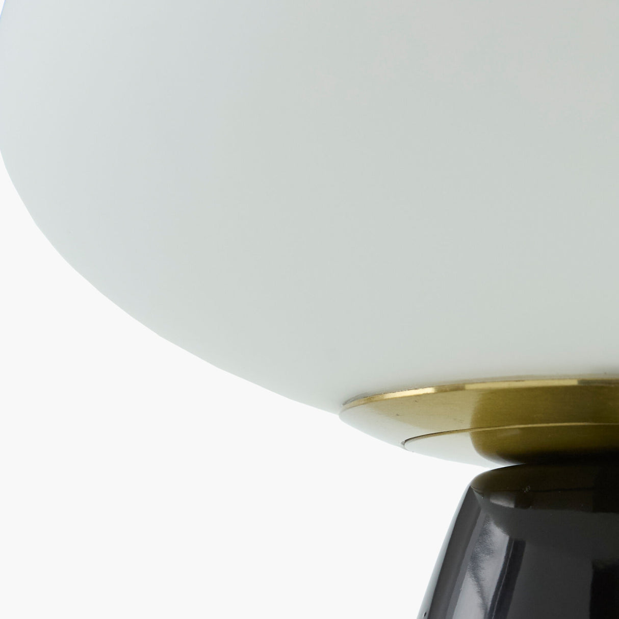   Modern European furniture - Oval White Glass Table Lamp - www.oroa.com | Oroa.com