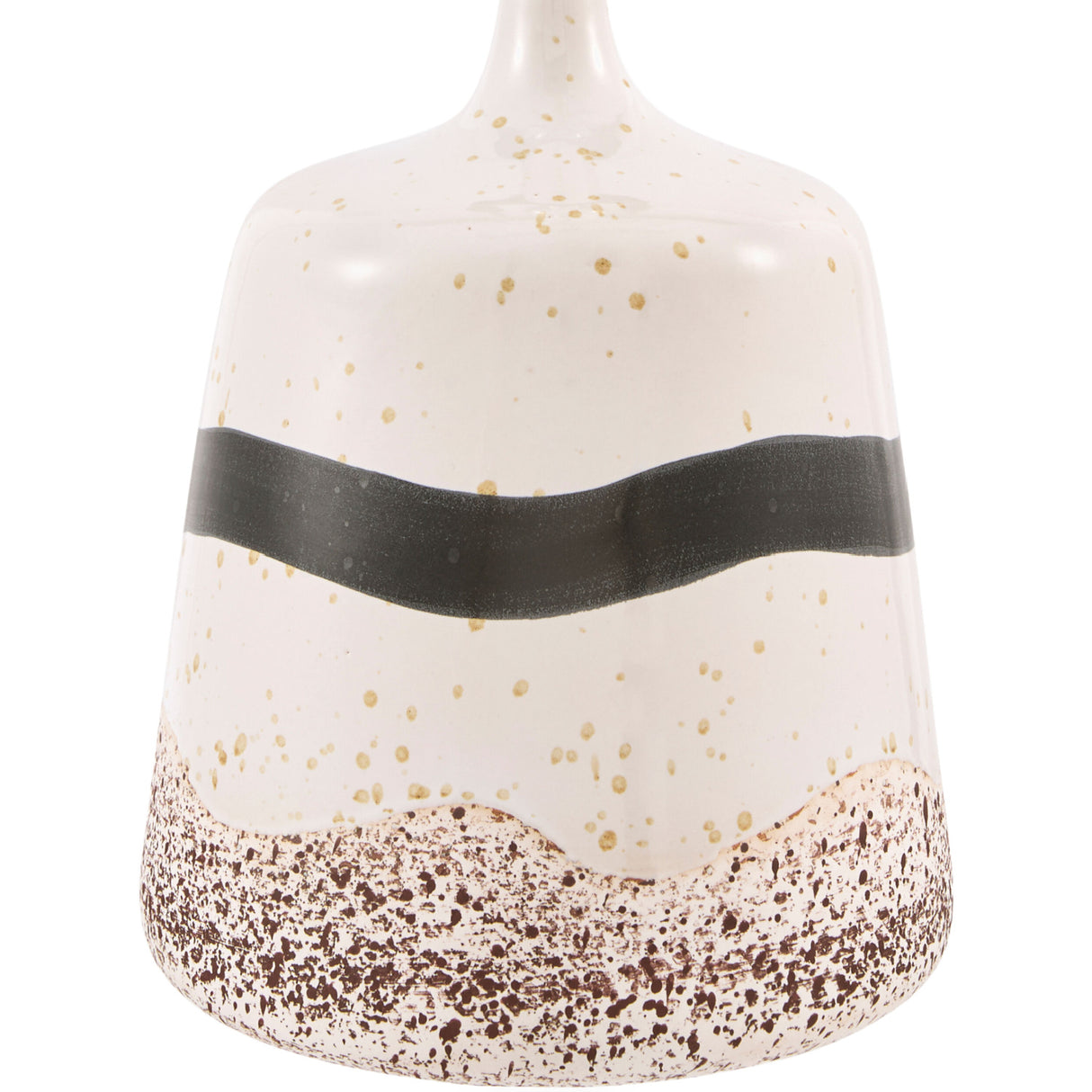   Modern European furniture - Brown Speckled Ceramic Table Lamp - www.oroa.com | Oroa.com