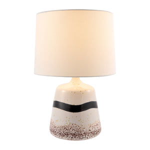   Modern European furniture - Brown Speckled Ceramic Table Lamp - www.oroa.com | Oroa.com