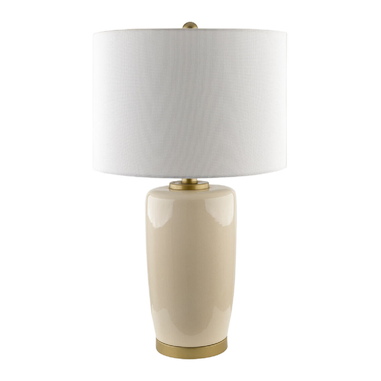   Modern European furniture - Glazed Ceramic Linen Table Lamp - www.oroa.com | Oroa.com