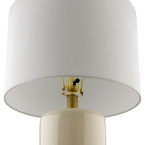   Modern European furniture - Glazed Ceramic Linen Table Lamp - www.oroa.com | Oroa.com