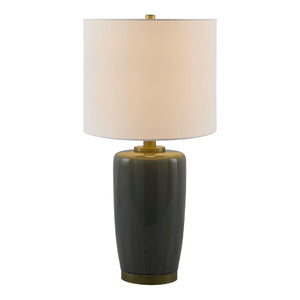   Modern European furniture - Glazed Ceramic Linen Table Lamp - www.oroa.com | Oroa.com