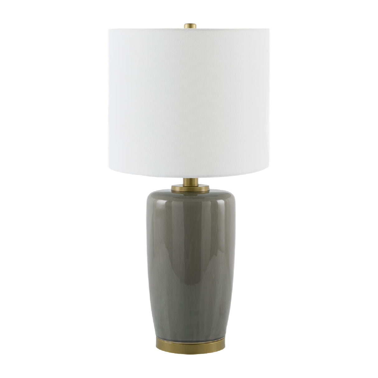   Modern European furniture - Glazed Ceramic Linen Table Lamp - www.oroa.com | Oroa.com