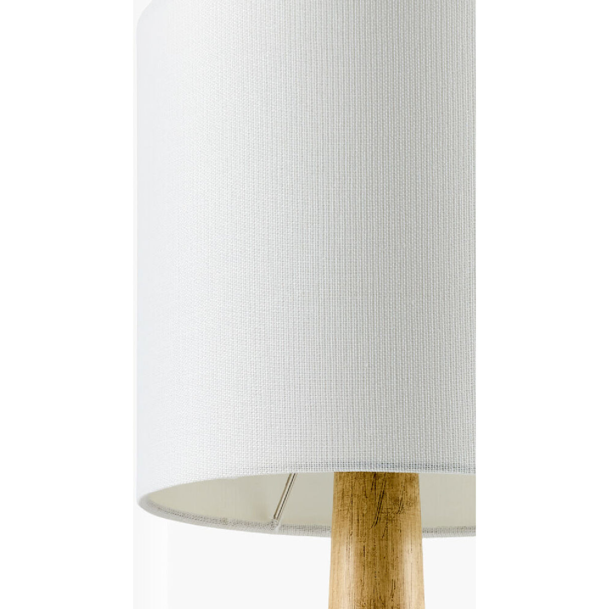   Modern European furniture - Drum Linen Shade Table Lamp - www.oroa.com | Oroa.com