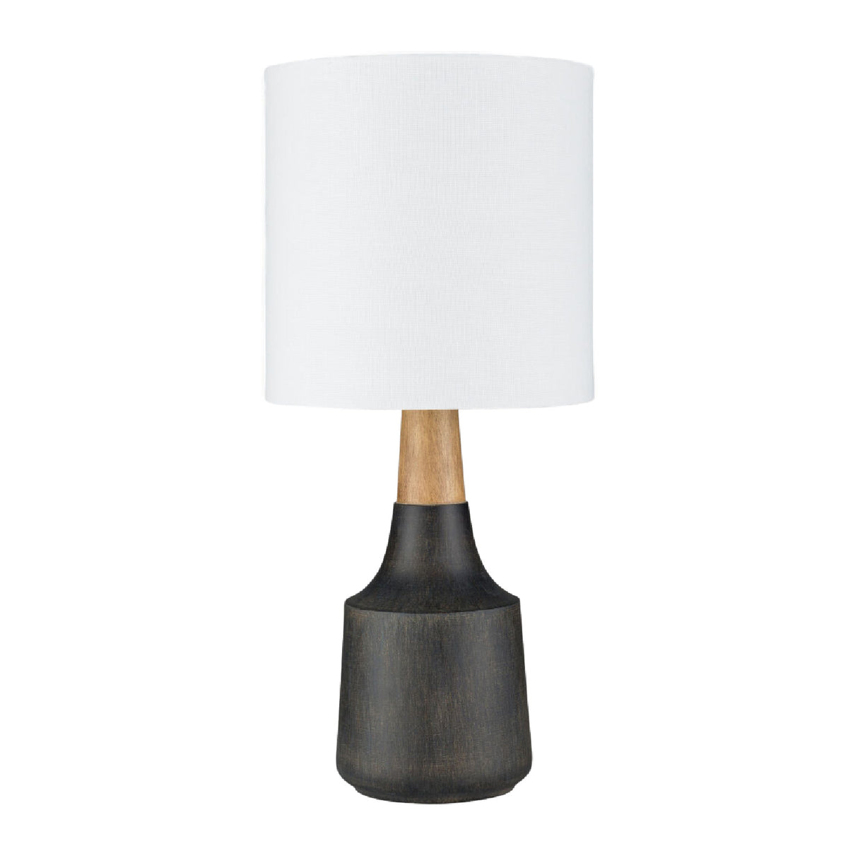   Modern European furniture - Drum Linen Shade Table Lamp - www.oroa.com | Oroa.com